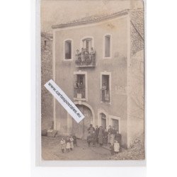 MADIERES : carte photo de l'hotel café du Nord - très bon état