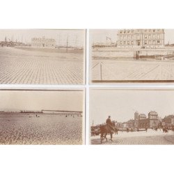 DUNKERQUE : lot de 13 cartes photo vers 1910 - très bon état