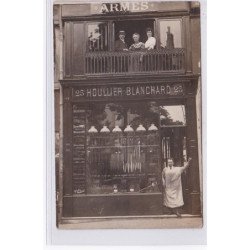 PARIS 8ème : magasin HOULLIER BLANCHARD au 25 cité Berryer - armes de chasse et de tir (armurerie) - très bon état