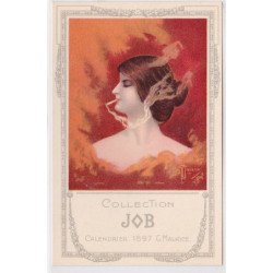 Collection JOB : publicité pour le papier a  cigarettes - carte postale illustrée par MAURICE - très bon état