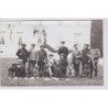 GREZ SUR LOING : carte photo d'une scène de chasse - très bon état
