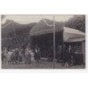 Environs de VALDAMPIERRE : carte photo d'une fete foraine (balançoires - stand de jeu) - très bon état