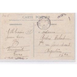 FONTAINE LA GUYON : naturaliste préparateur BROTONNE - bon état (timbre décollé)