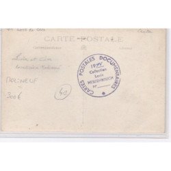 MOLINEUF : carte photo d'un retour de chasse au sanglier - très bon état