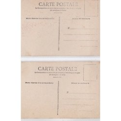 PARIS 8ème : lot de 5 cartes postales bromure gare et voitures électriques KRIEGER - très bon état