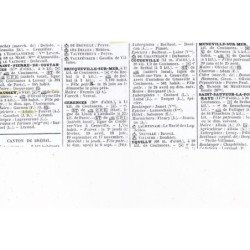 SAUSSEY : carte photo du départ de la 1ère battue au sanglier en 1910 (auberge ADAM débitant) - très bon état
