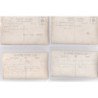 BRUYS : lot de 7 cartes photo "autopsie d'un cheval mort pendant la première guerre mondiale (vétérinaire) très bon état