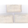 BRUYS : lot de 7 cartes photo "autopsie d'un cheval mort pendant la première guerre mondiale (vétérinaire) très bon état