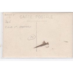 NANCY : carte photo de la lutherie PEFFER LACOMBE (pianos) au 7 rue Saint Georges - très bon état