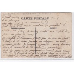 Environs de CHAZELLE : carte photo d'ouvriers dans une carrière à platres - très bon état