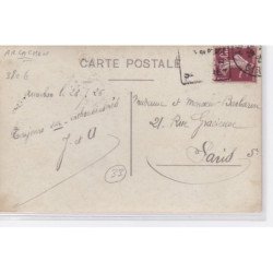 ARCACHON : carte photo d'un photographe lavant ses clichés en 1926 - très bon état