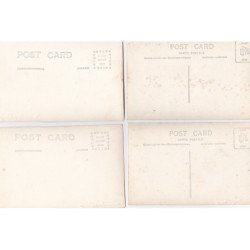 BOISSY LAMBERVILLE : lot de 10 cartes photo du souvenir de la bénédiction du calvaire en 1922 - très bon état