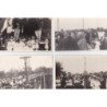 BOISSY LAMBERVILLE : lot de 10 cartes photo du souvenir de la bénédiction du calvaire en 1922 - très bon état