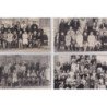 NANTEUIL LES MEAUX : lot de 21 cartes photo de l'école des filles (est jointe la pochette d'origine) - très bon état