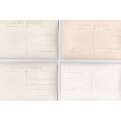 NANTEUIL LES MEAUX : lot de 21 cartes photo de l'école des filles (est jointe la pochette d'origine) - très bon état
