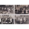 NANTEUIL LES MEAUX : lot de 21 cartes photo de l'école des filles (est jointe la pochette d'origine) - très bon état