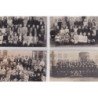 NANTEUIL LES MEAUX : lot de 21 cartes photo de l'école des filles (est jointe la pochette d'origine) - très bon état