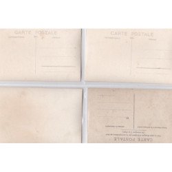 NANTEUIL LES MEAUX : lot de 21 cartes photo de l'école des filles (est jointe la pochette d'origine) - très bon état