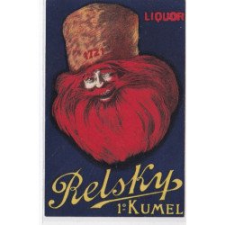 CAPPIELLO Leonetto : publicité pour la liqueur Relsky (1° Kumel) (dos vierge) - très bon état