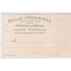 MUCHA Alphons : "femme hautaine"  avec publicité de la Belle Jardinière de Bordeaux - très bon état