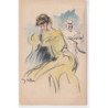 GALA HENRI MONNIER : carte postale illustrée par Jacques VILLON  - très bon état