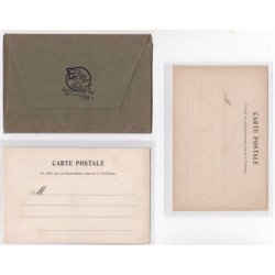 COLLECTION DES CENT : série complète de 10 cpa avec la pochette dont Steinlen, Léandre... - très bon état