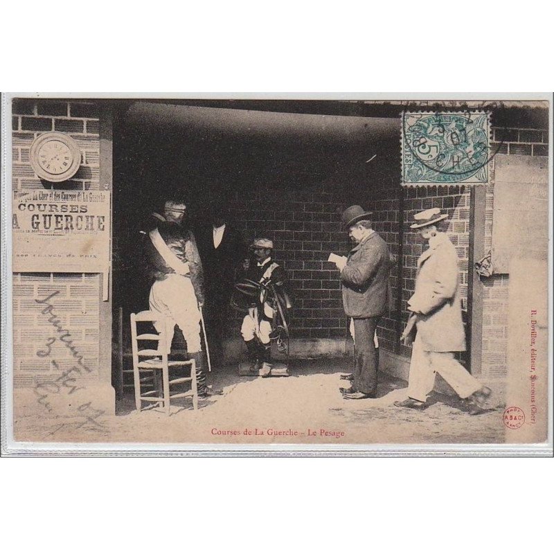 LA GUERCHE : courses de La Guerche - le pesage - très bon état