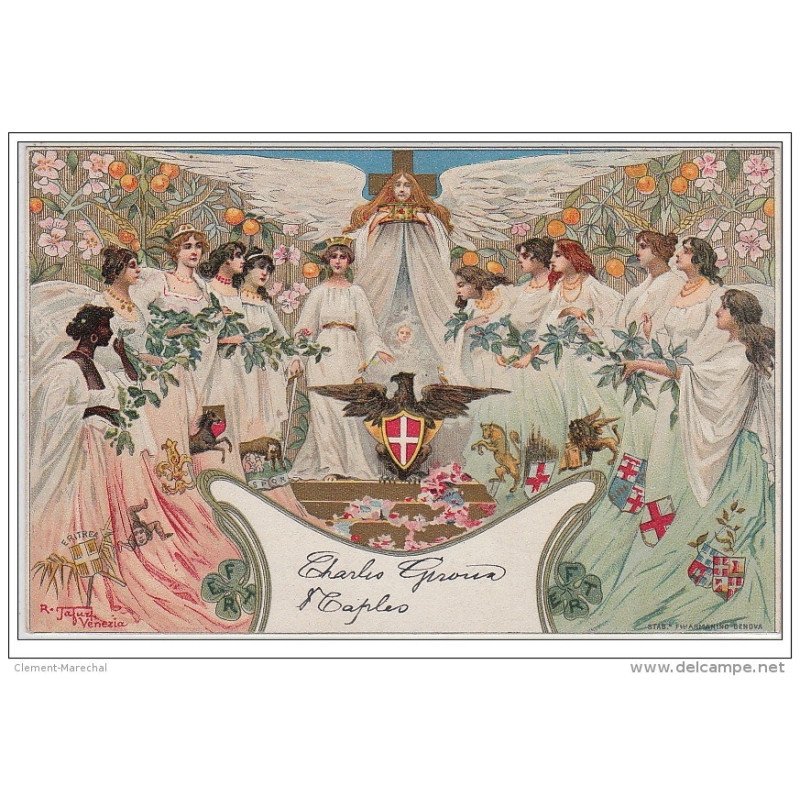 TAFURI : carte postale illustrée vers 1900 - très bon état