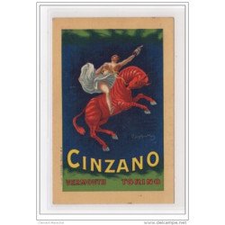 CAPPIELLO Leonetto : carte postale publicitaire pour le Vermouth "Cinzano" - très bon état