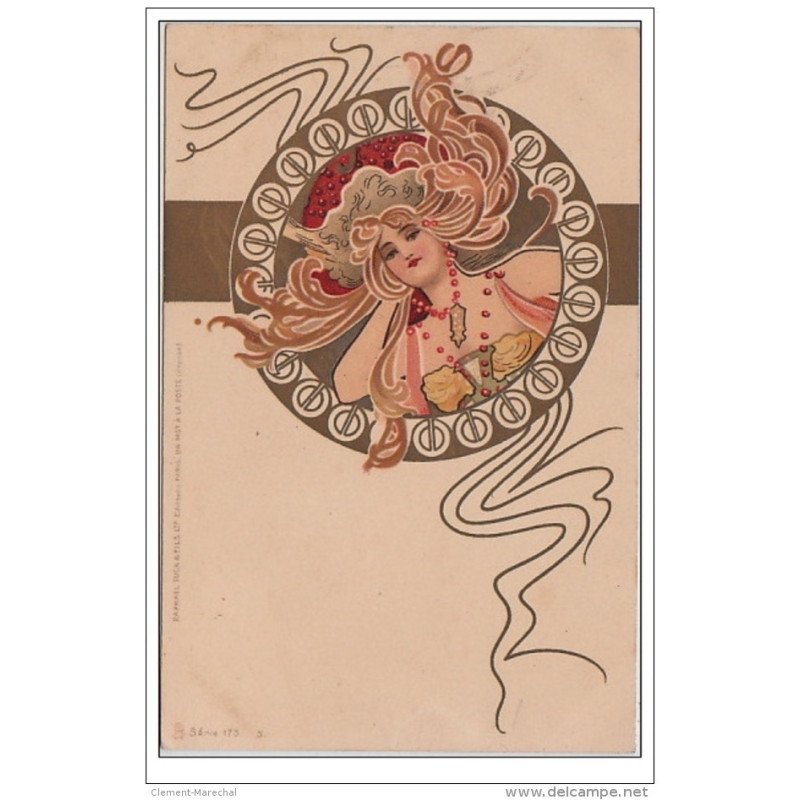 DANIELL Eva : femme vers 1900 - très bon état