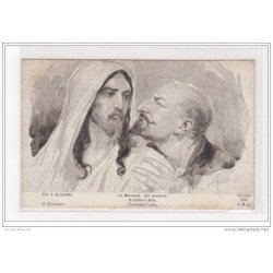 SOLOMKO (illustrateur russe) : "le baiser de Judas" (patriotique ww1 - judaica) - très bon état