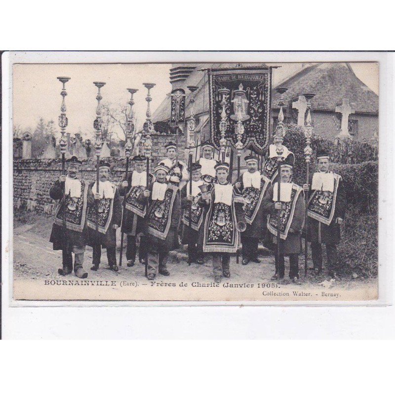 BOURNAINVILLE: frères de charite janvier 1905