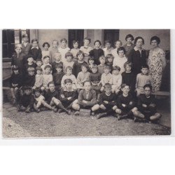 PENCHARD : carte photo d'une classe d'école en 1929 - très bon état