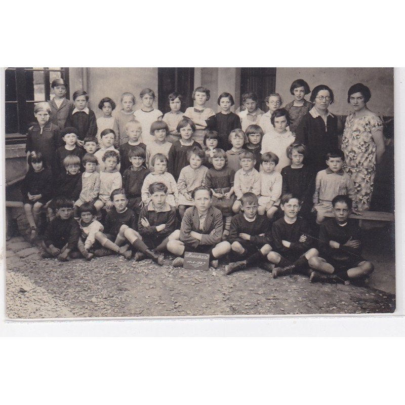 PENCHARD : carte photo d'une classe d'école en 1929 - très bon état