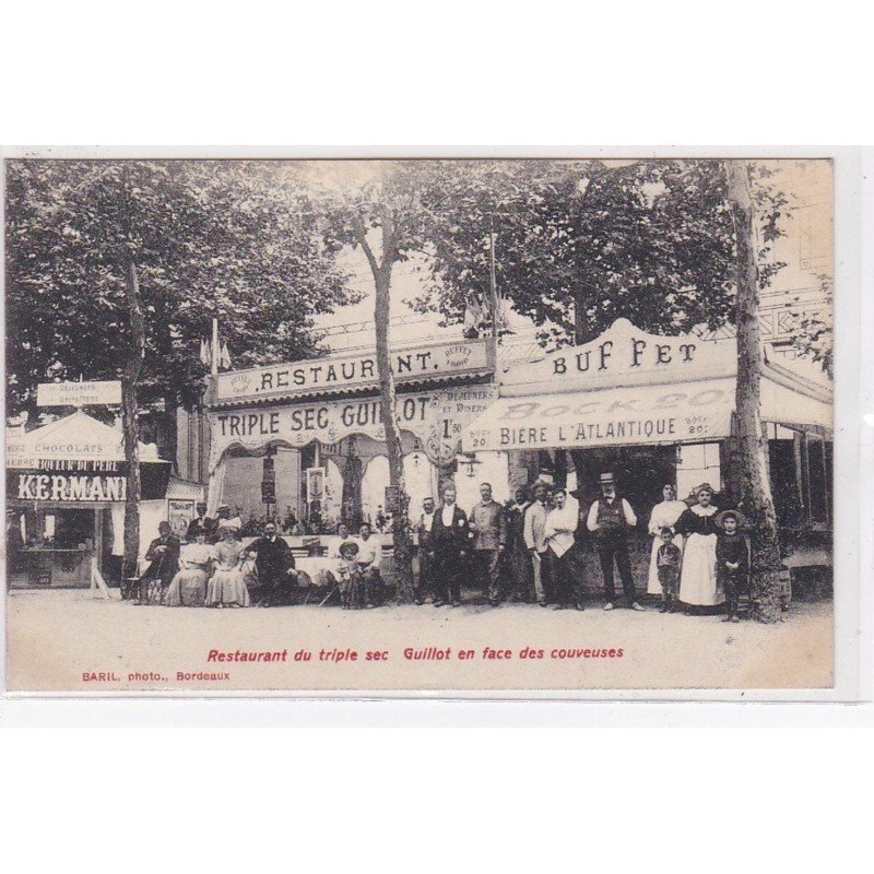 BORDEAUX : restaurant au Triple Sec GUILLOT en face des couveuses - très bon état