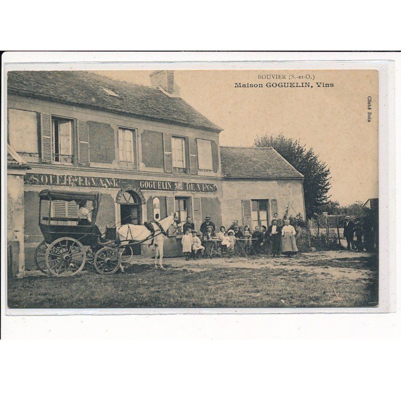 BOUVIER : Maison GOGUELIN, vins - très bon état