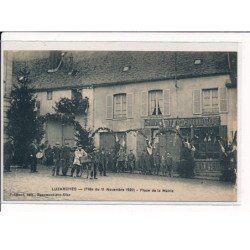LUZARCHES : Fête du 11 Novembre 1920, Place de la Mairie - très bon état