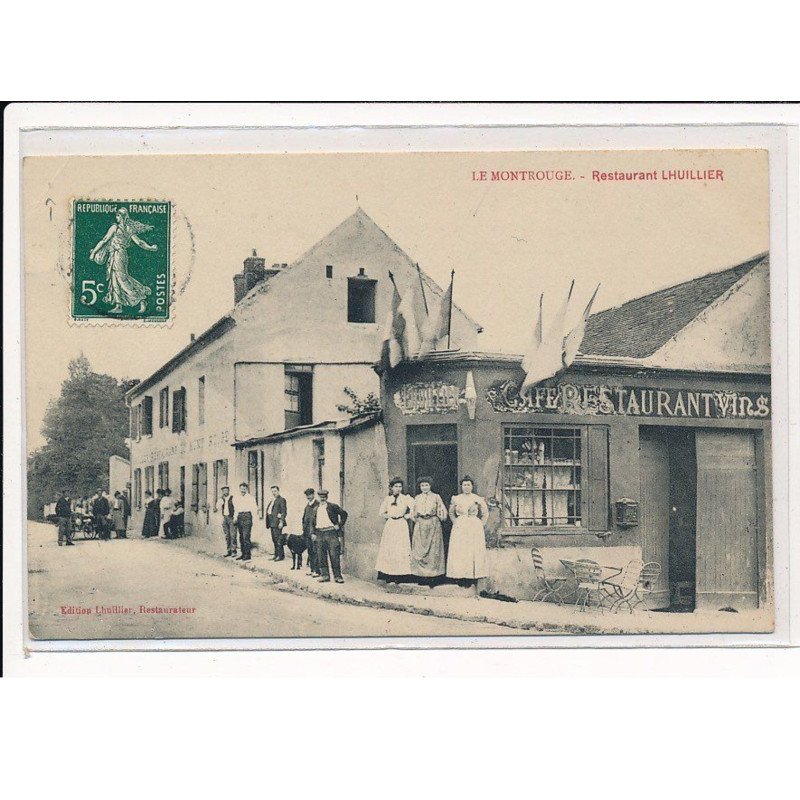 BOISEMONT : Le Montrouge, Restaurant LHUILLIER - état