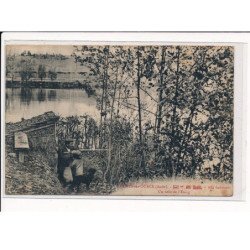LOCHES-sur-OURCE : Un coin de l'Etang - très bon état