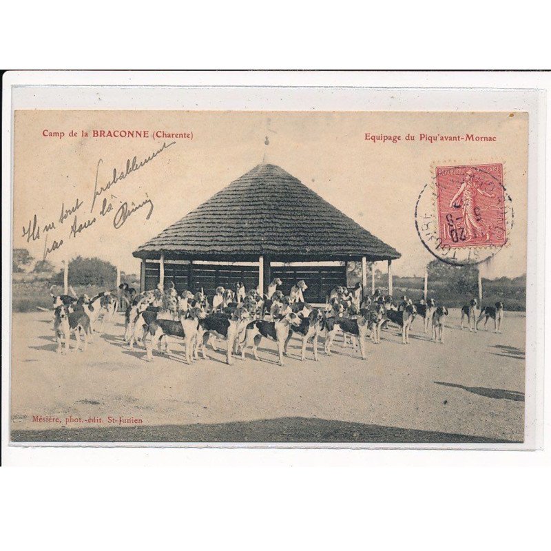 Camp de la BRACONNE : équipage du Piqu'avant-Mornac - très bon état