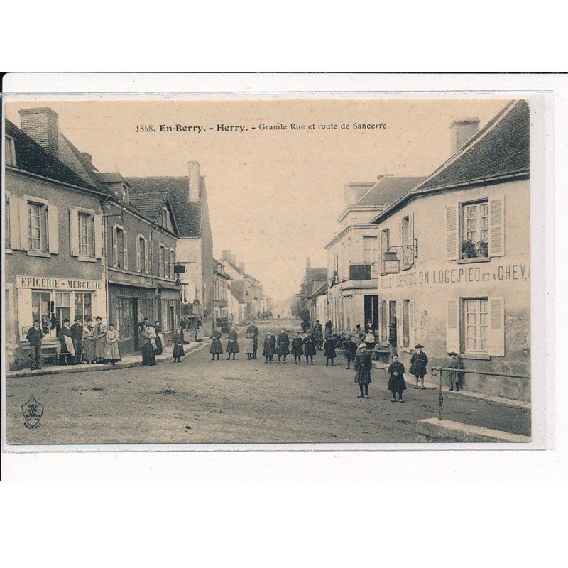 HERRY : Grande Rue et route de Sancerre - très bon état
