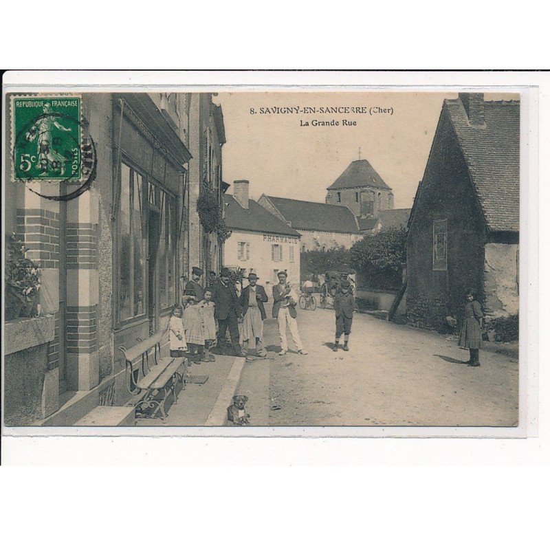 SAVIGNY-en-SANCERRE : La Grande Rue - très bon état