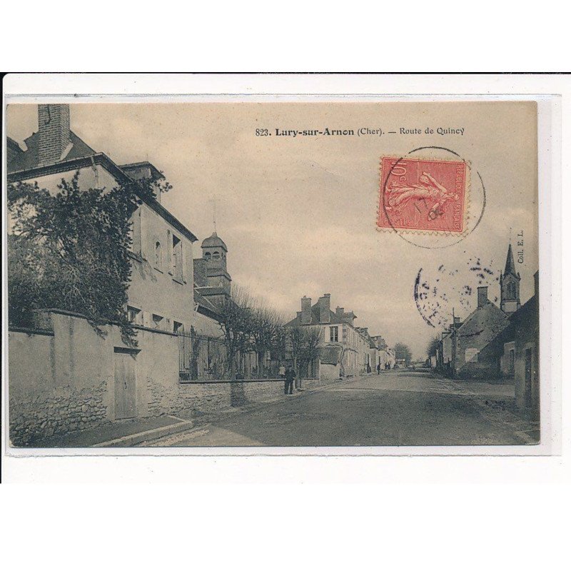 LURY-sur-ARNON : Route de Quincy - très bon état