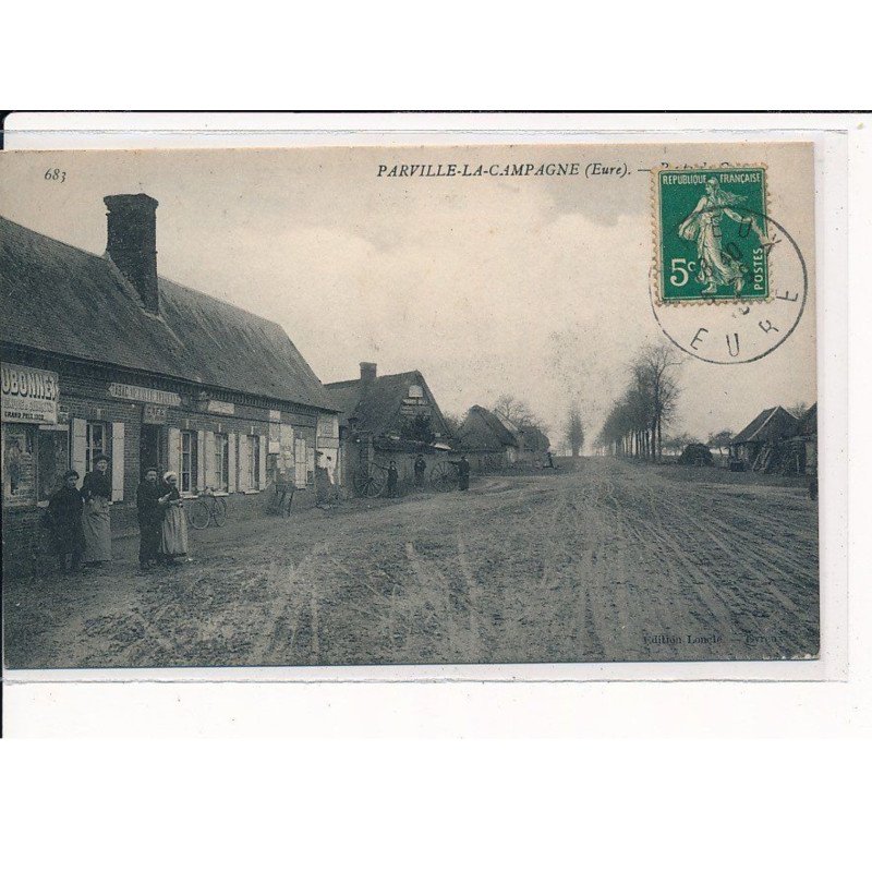 PAVILLE-la-CAMPAGNE : Route de Caen - très bon état