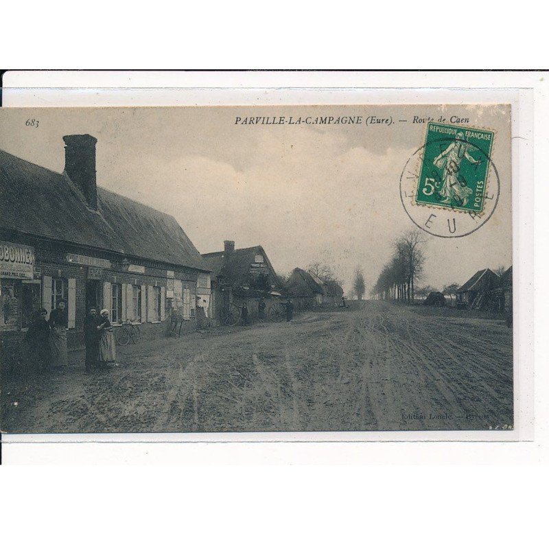 PAVILLE-la-CAMPAGNE : Route de Caen - très bon état
