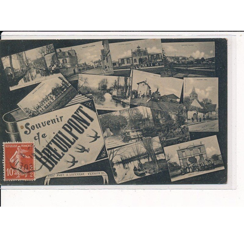 BREUILPONT : Divers Lieux de la Ville - très bon état