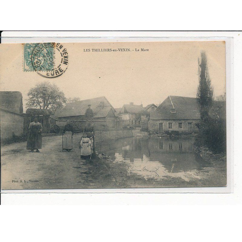 LES-THILLIERS-en-VEXIN : La Mare - très bon état