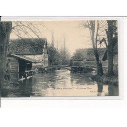 LA CROIX-ST-LEUFROY : Lavoir sur l'Eure - très bon état
