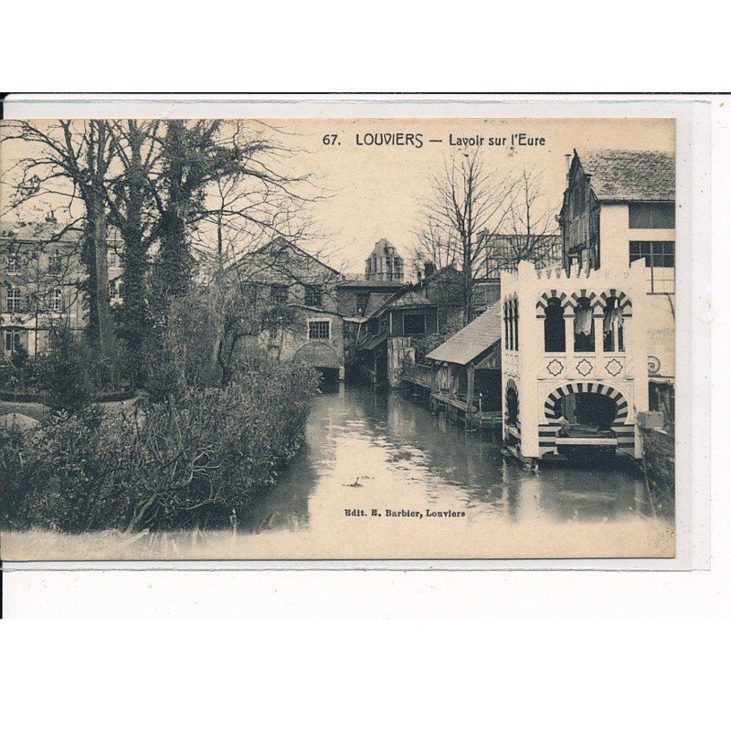 LOUVIERS : Lavoir sur l'Eure - très bon état