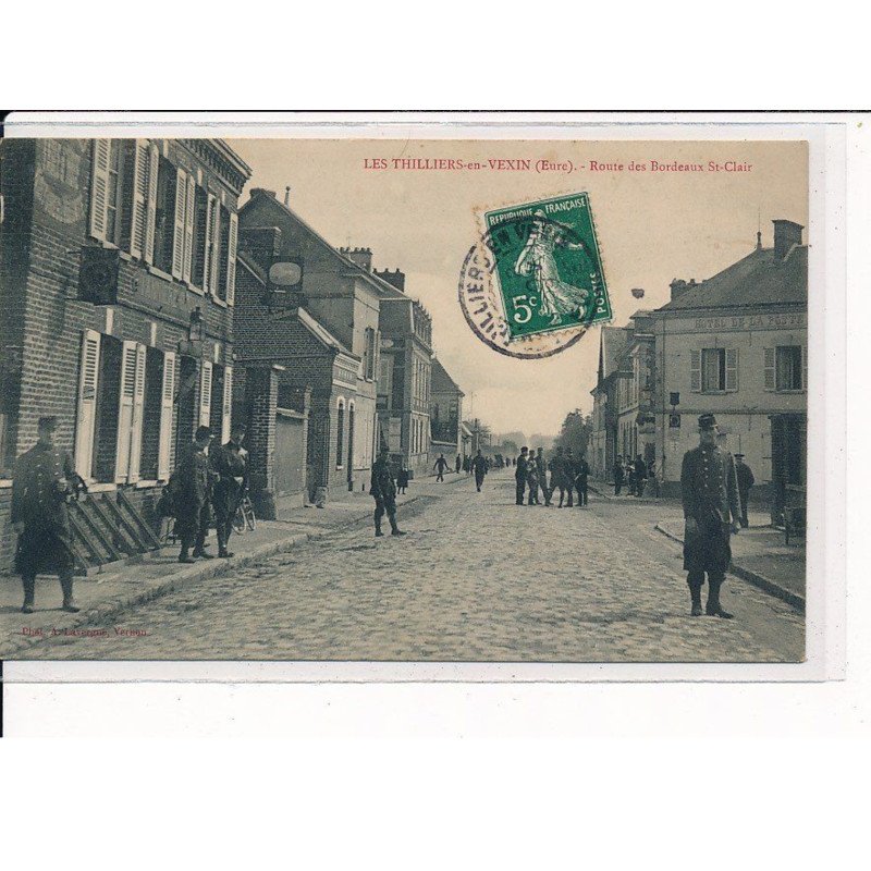 LES THILLIERS-en-VEXIN : Route des Bordeaux St-Clair - très bon état